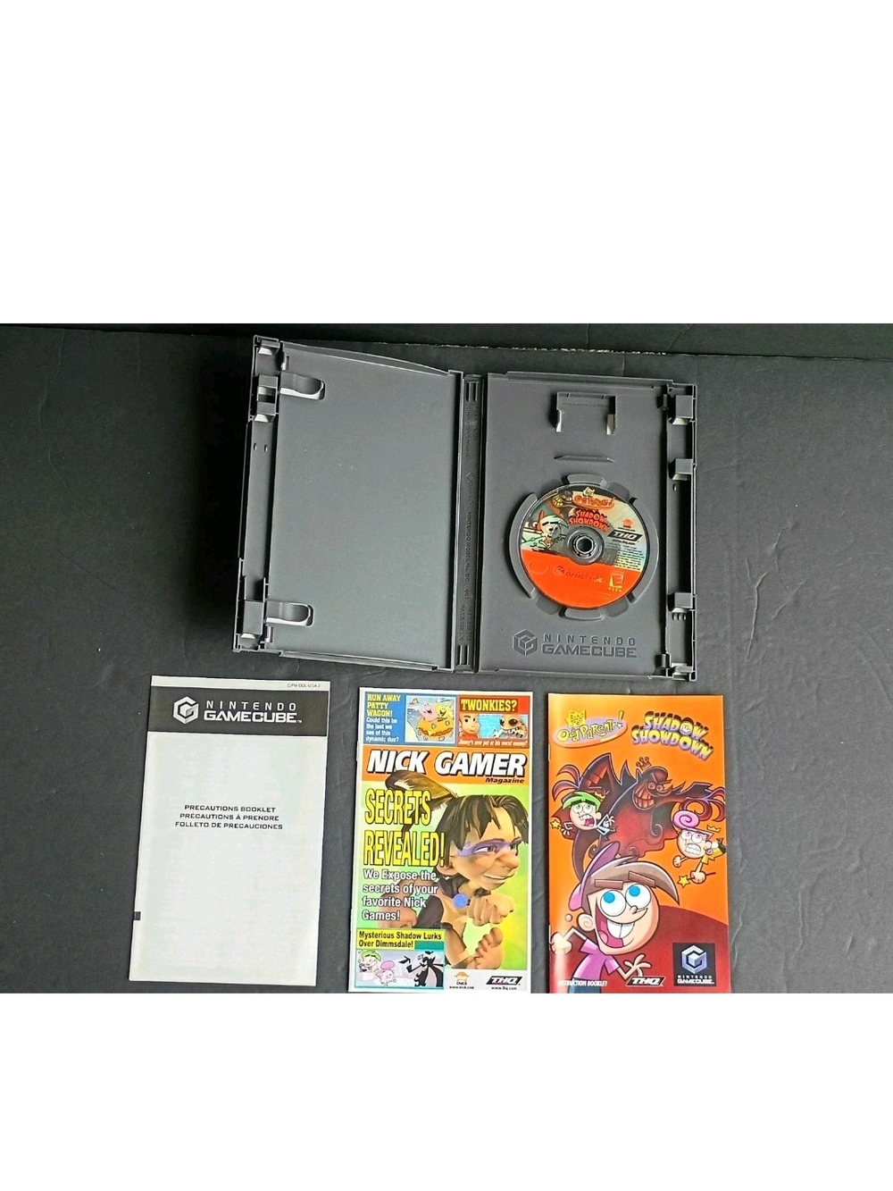 The Fairly OddParents Shadow Showdown Nintendo GameCube 2004 CIB  TESTED!